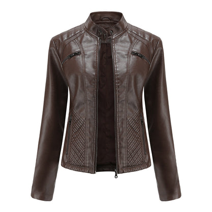 Leather Jacket for Women - Morgan