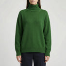 Geribbelde coltrui – casual stijl met lange mouwen