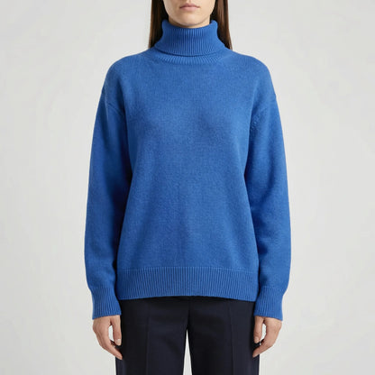 Ribbed Turtleneck Sweater – Casual Long Sleeve Style