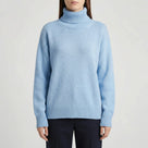 Geribbelde coltrui – casual stijl met lange mouwen