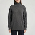 Geribbelde coltrui – casual stijl met lange mouwen