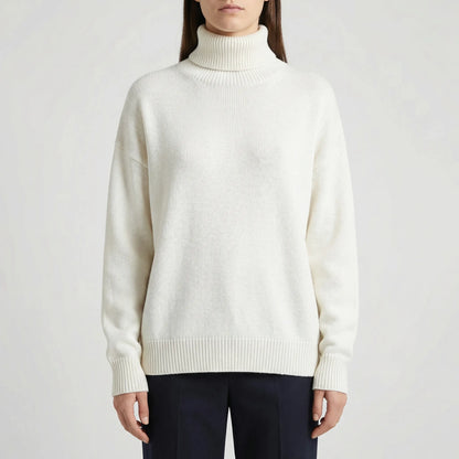 Ribbed Turtleneck Sweater – Casual Long Sleeve Style