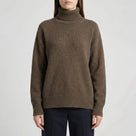 Geribbelde coltrui – casual stijl met lange mouwen