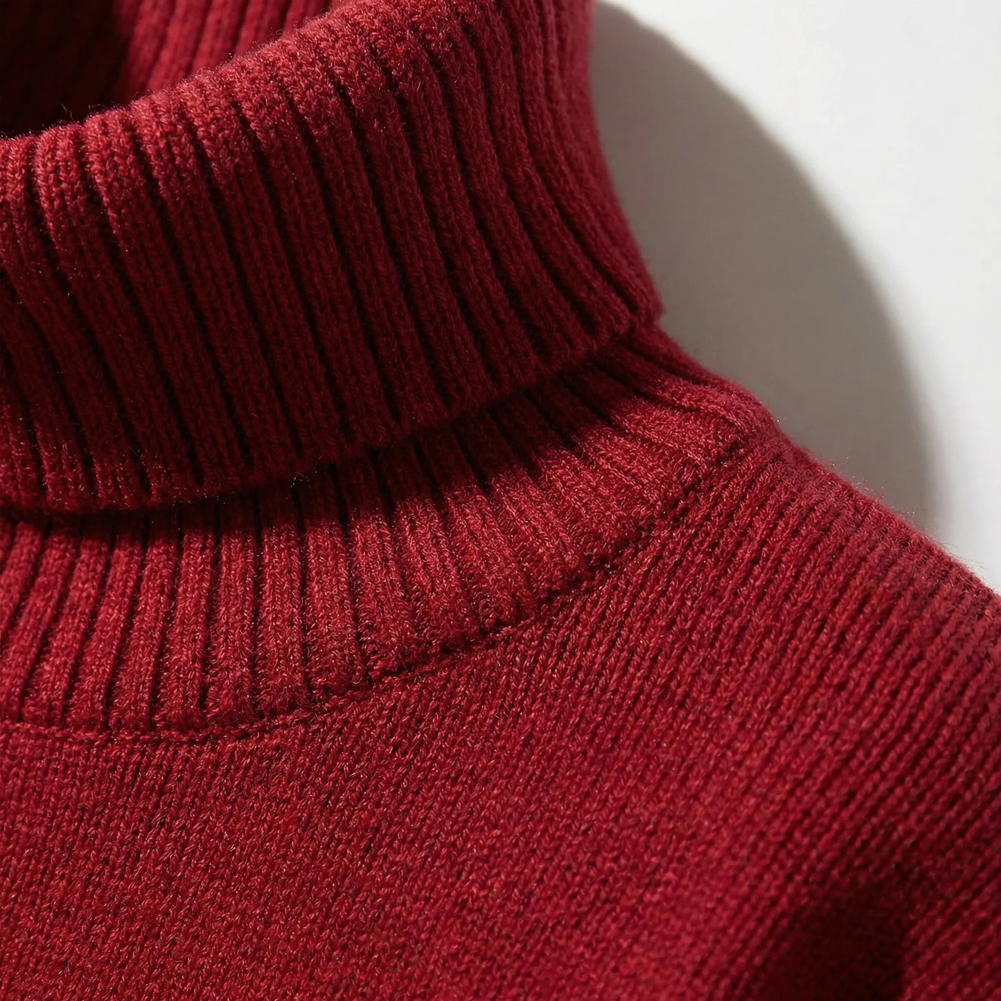 Ribbed Turtleneck Sweater – Casual Long Sleeve Style
