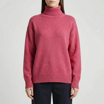 Ribbed Turtleneck Sweater – Casual Long Sleeve Style