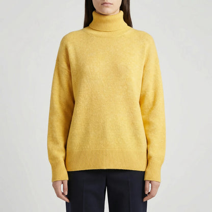 Ribbed Turtleneck Sweater – Casual Long Sleeve Style