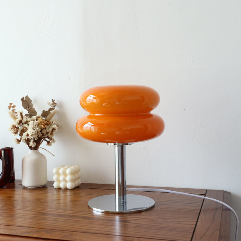 Colored Glass LED Table Lamp
