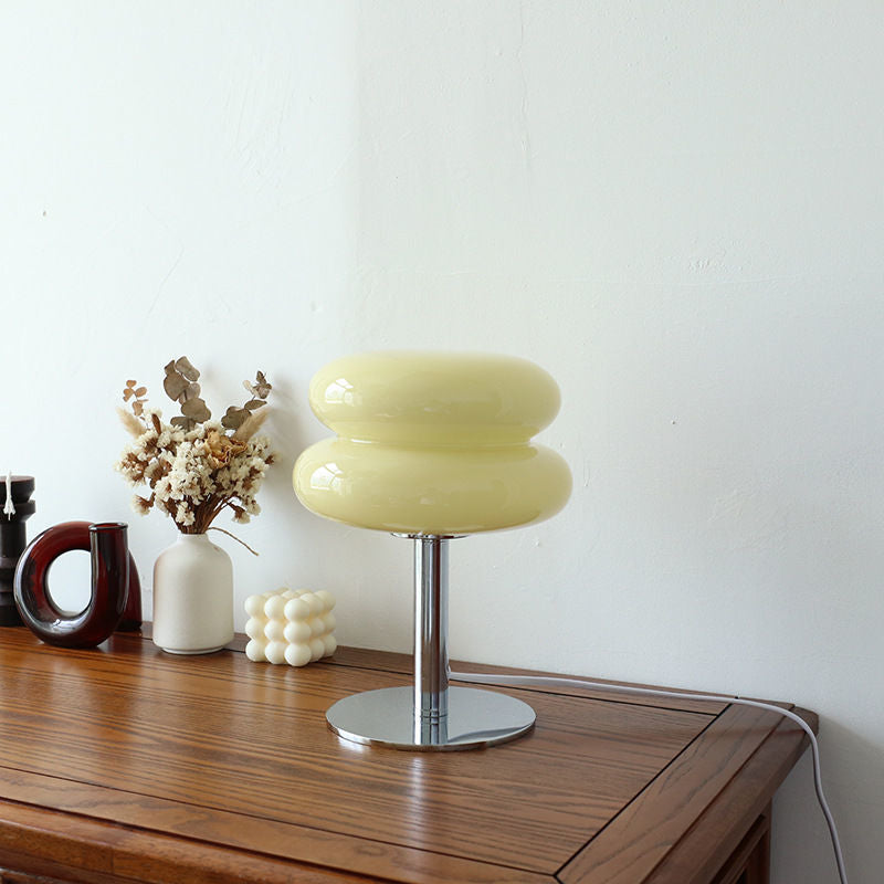 Colored Glass LED Table Lamp