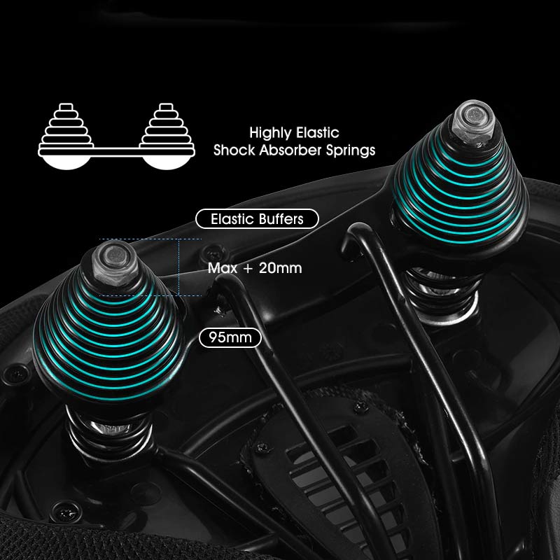Comfortable Extra Wide Bicycle Saddle Against Saddle Pain