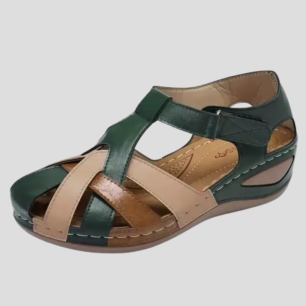 Comfortable Leather Sandals with Arch Support for Women