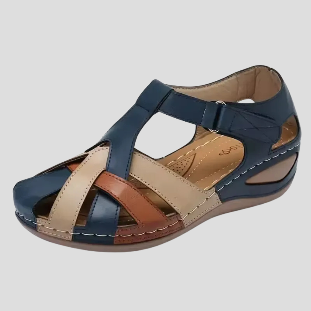 Comfortable Leather Sandals with Arch Support for Women