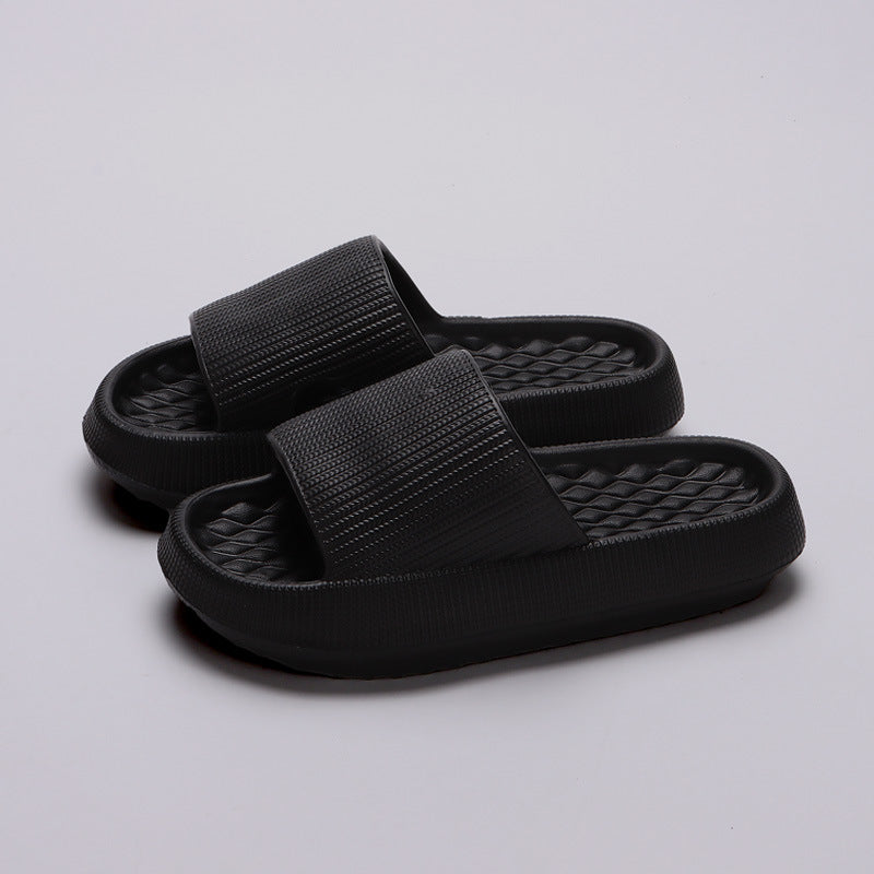 Comfortable Non-Slip Slippers with Checkered Pattern
