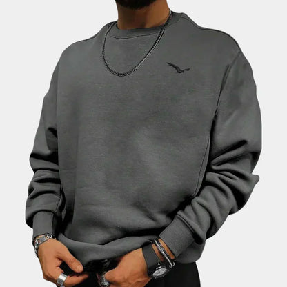 Comfortable and Stylish Men's Sweater Made of Soft Cotton Blend