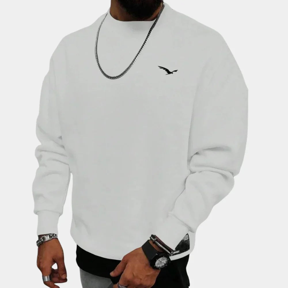 Comfortable and Stylish Men's Sweater Made of Soft Cotton Blend