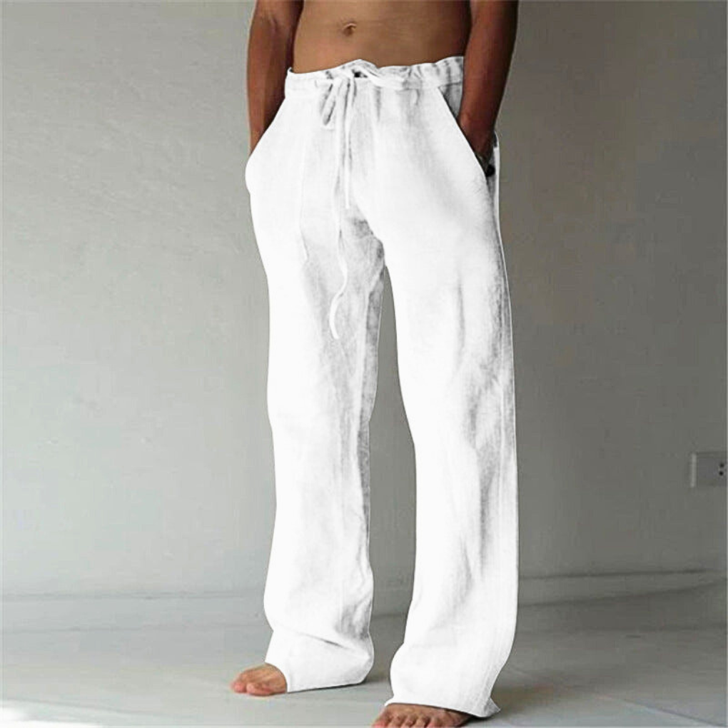 Comfortable casual clothing with high waist and drawstring
