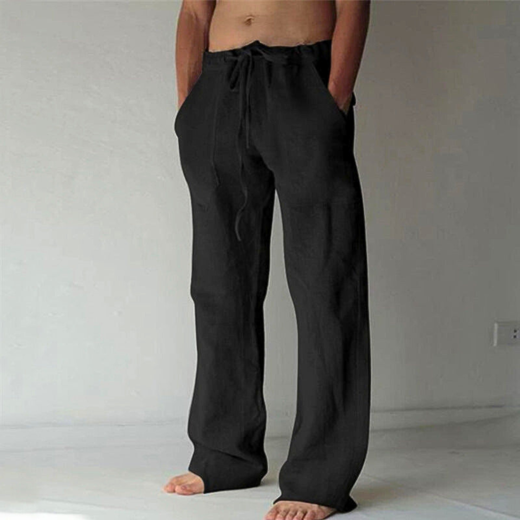Comfortable casual clothing with high waist and drawstring