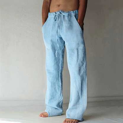 Comfortable casual clothing with high waist and drawstring