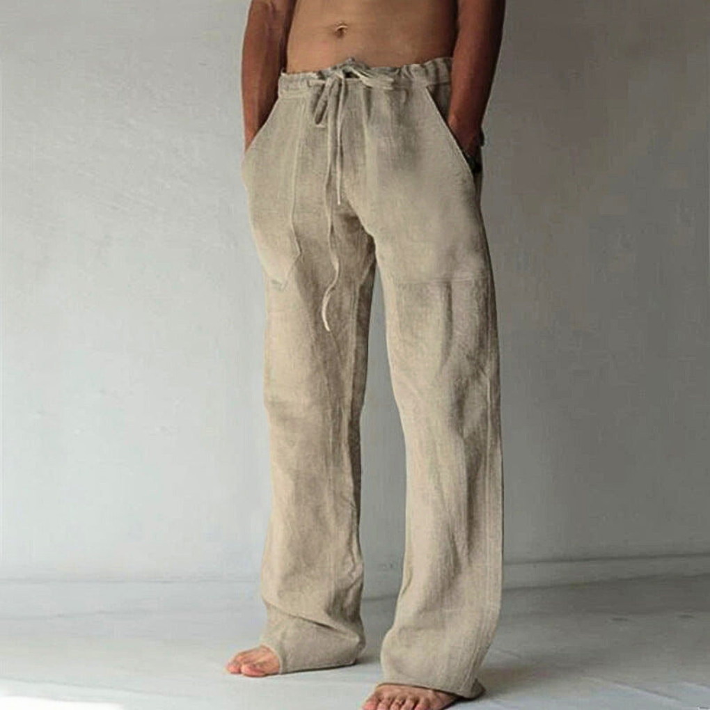 Comfortable casual clothing with high waist and drawstring