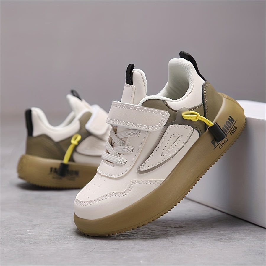 Comfortable non-slip sneakers with soft sole for children - Rusty