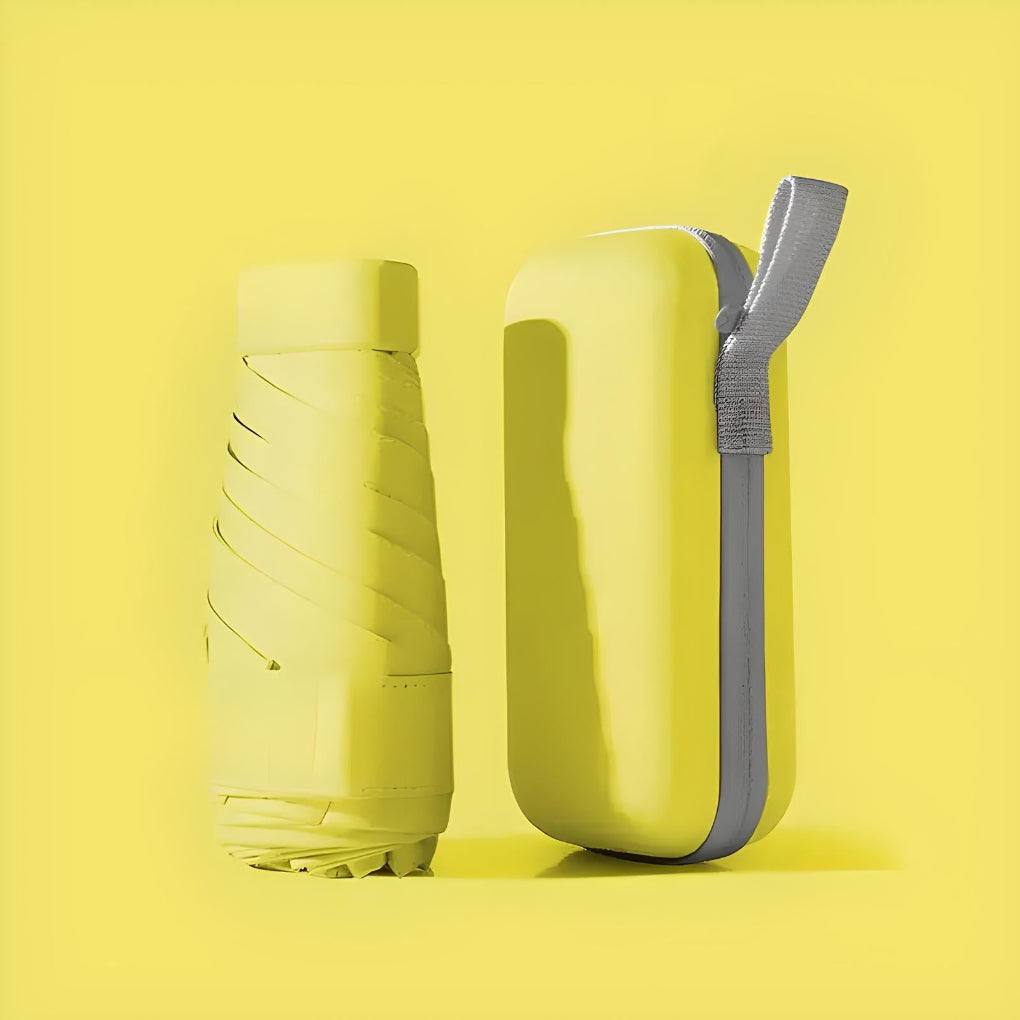 Compact Travel Umbrella and Case
