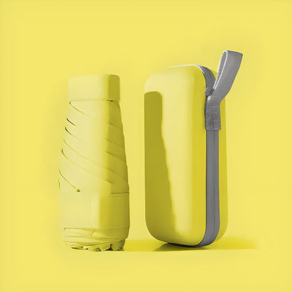 Compact Travel Umbrella and Case