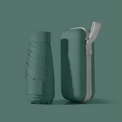 Compact Travel Umbrella and Case