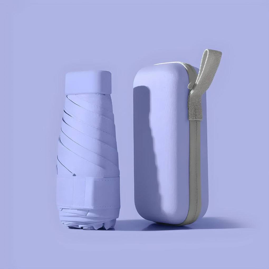 Compact Travel Umbrella and Case