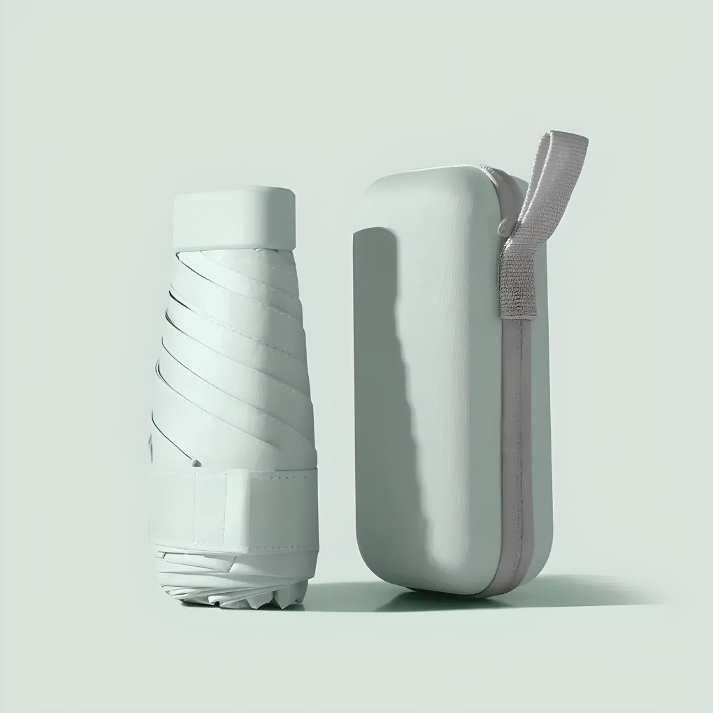 Compact Travel Umbrella and Case