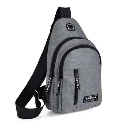 Compact travel bag, secure, hands-free crossbody bag