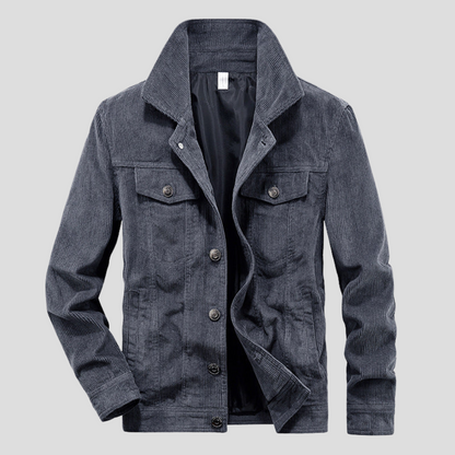 Corduroy Jacket for Men – Slim Fit with Streamlined Style