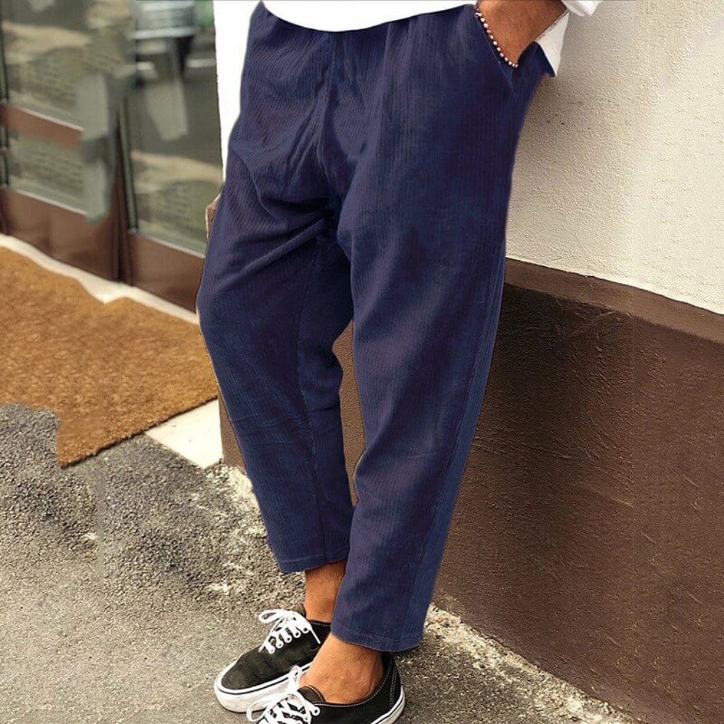 Corduroy Relaxed Fit Pants for Men