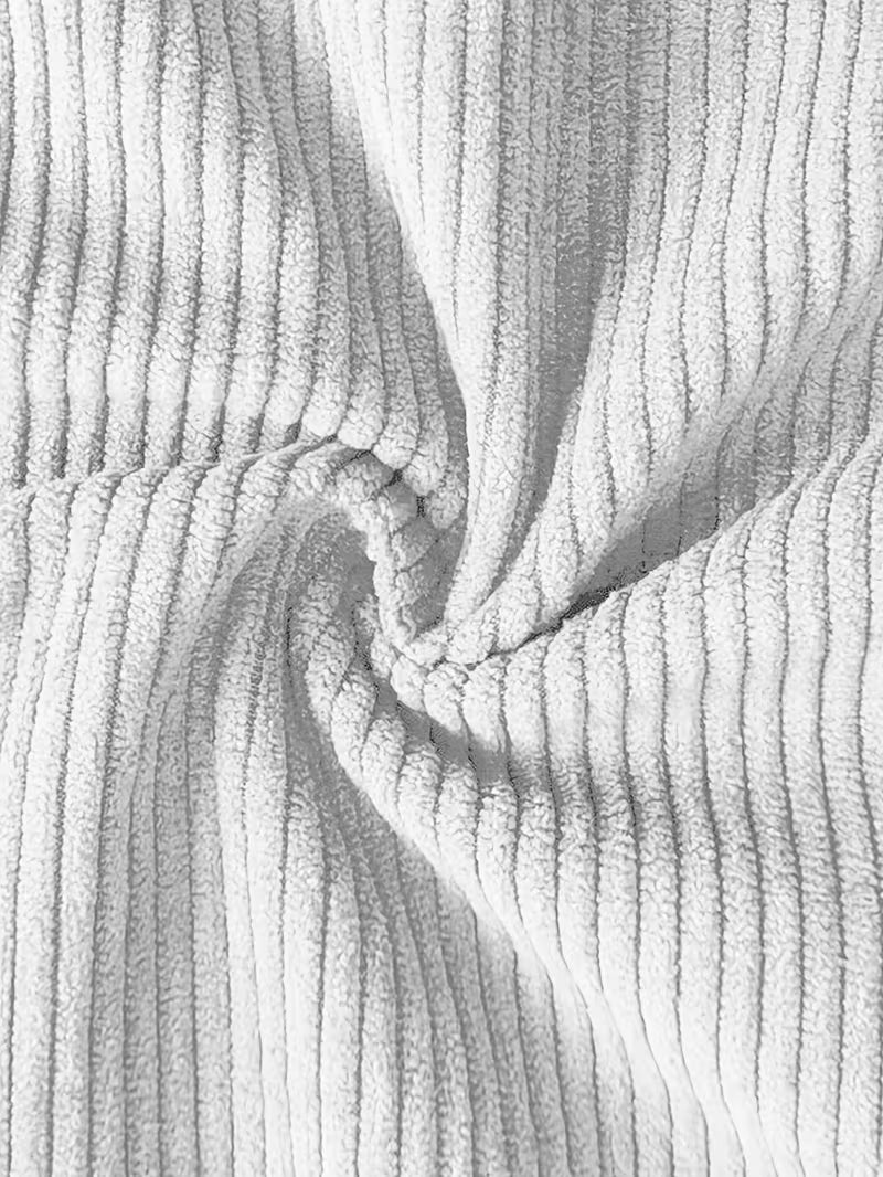 Corduroy jacket with double-breasted buttons