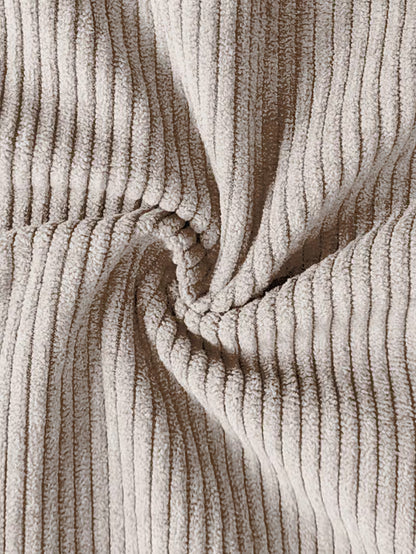 Corduroy jacket with double-breasted buttons