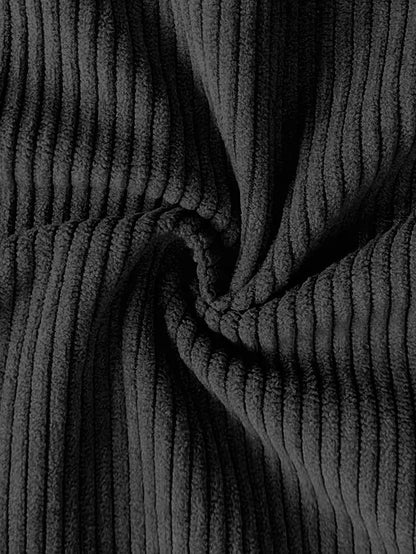 Corduroy jacket with double-breasted buttons