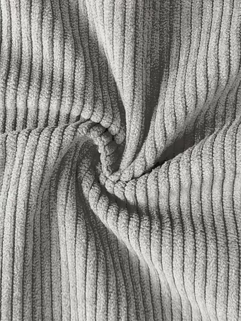 Corduroy jacket with double-breasted buttons