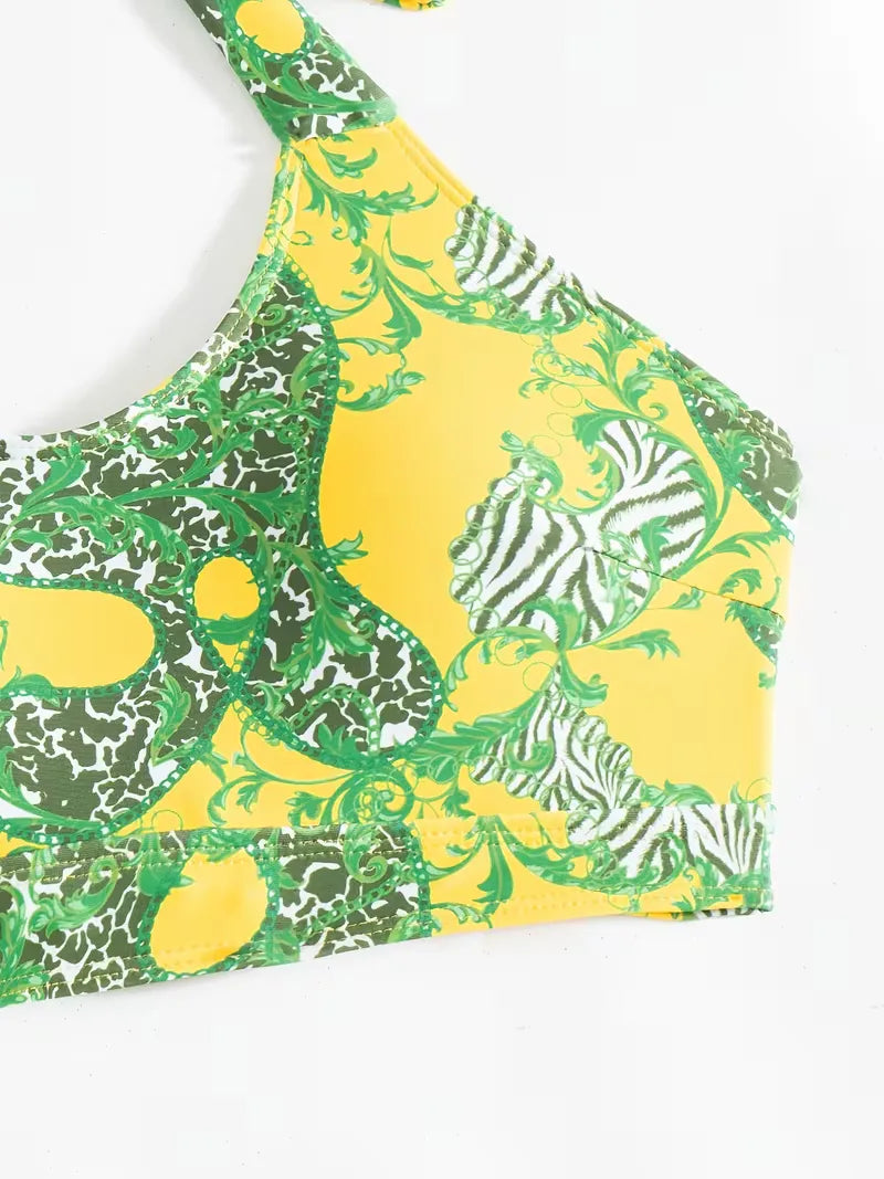 Cover-up with Halter Neck and Shorts