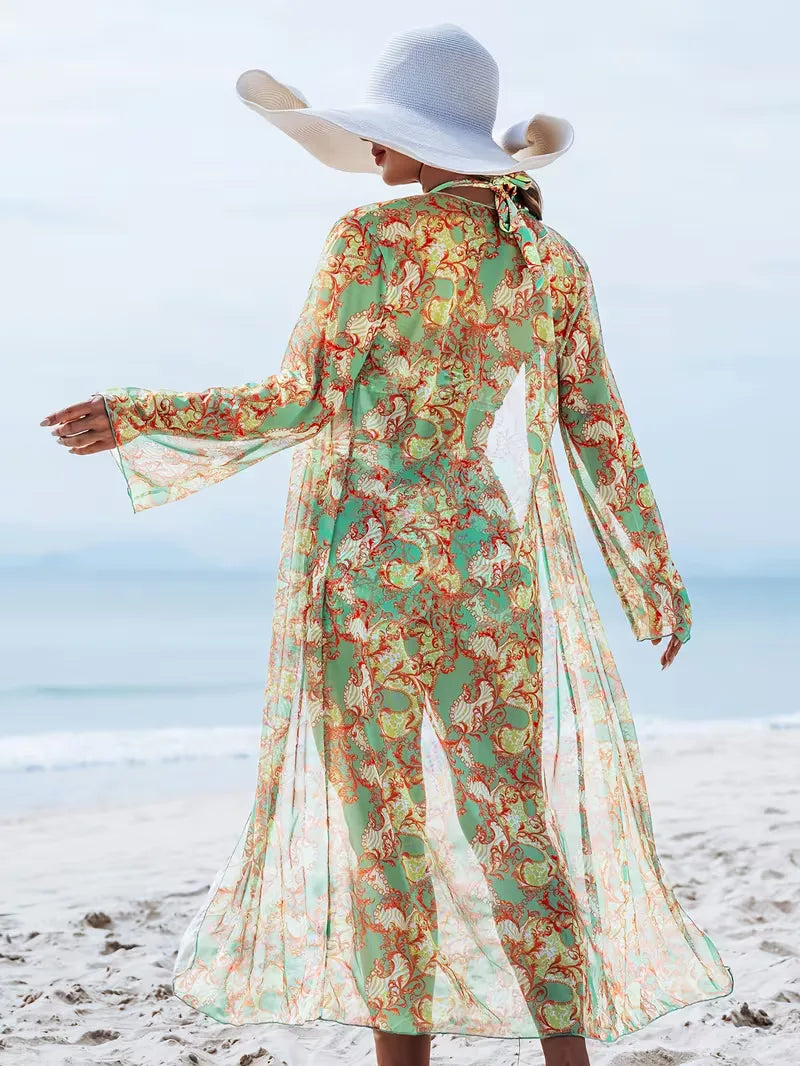 Cover-up with Halter Neck and Shorts