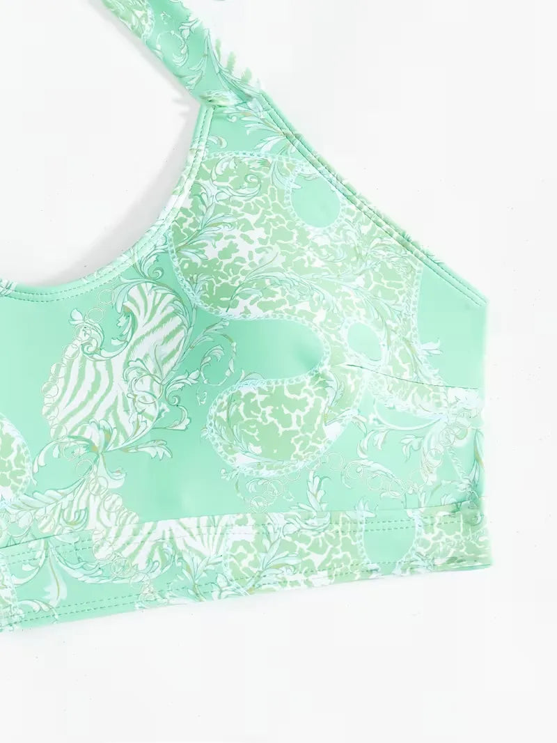 Cover-up with Halter Neck and Shorts