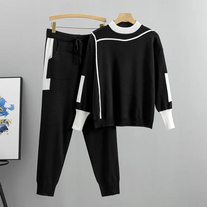 CozyKnits – Warm Knitted 2-Piece Set for Women