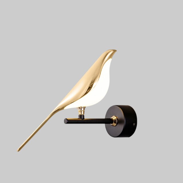 Illuminated Bird Wall Lamp