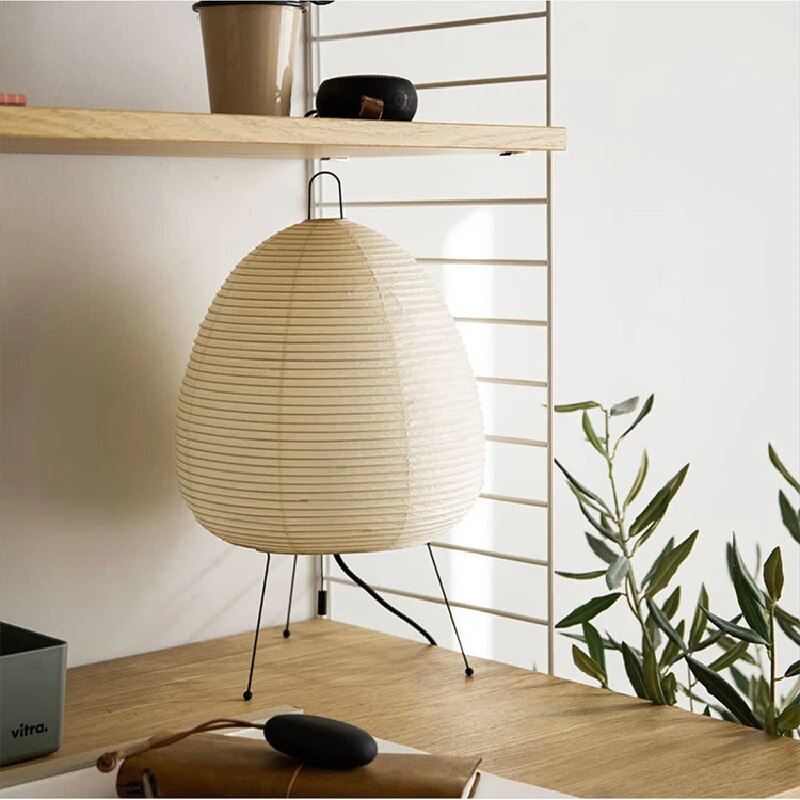 Japanese Design Rice Paper Floor or Table Lamp