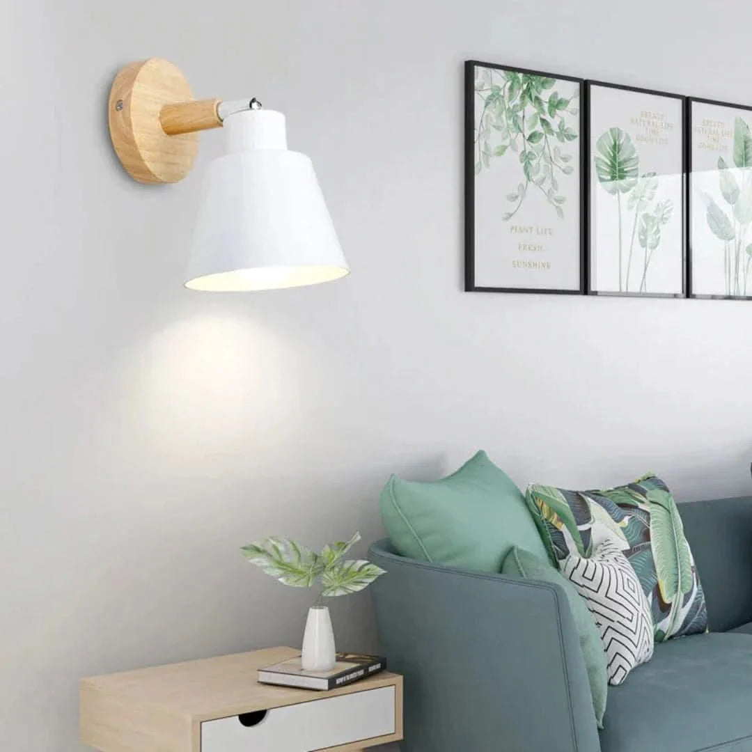 CalmAura - Lámpara de pared escandinava minimalista