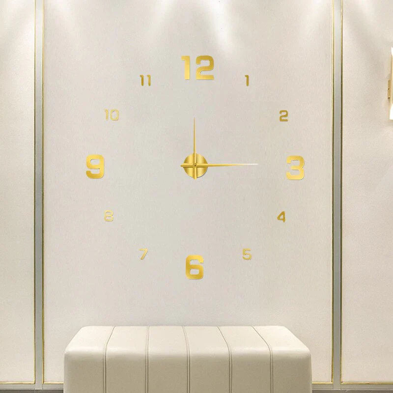 Reloj de pared para montar - Diseño minimalista de acrílico - Único y elegante