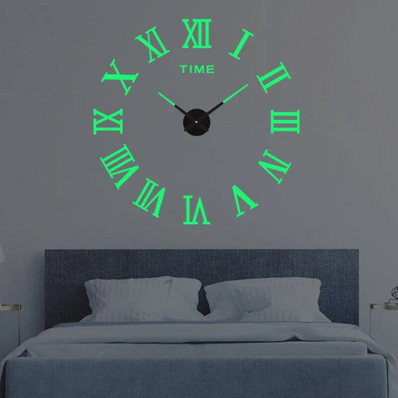 Reloj de pared para montar - Diseño minimalista de acrílico - Único y elegante