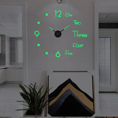 Reloj de pared para montar - Diseño minimalista de acrílico - Único y elegante