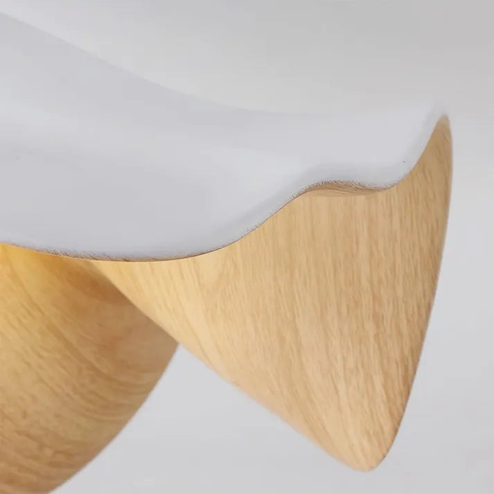 Scandinavian Wooden Lotus Pendant Light