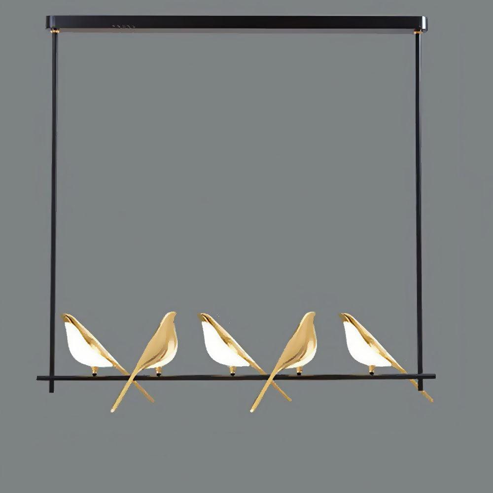 SkyLight-Pendelleuchte mit Vogelringen – Einzigartiges und fröhliches Design