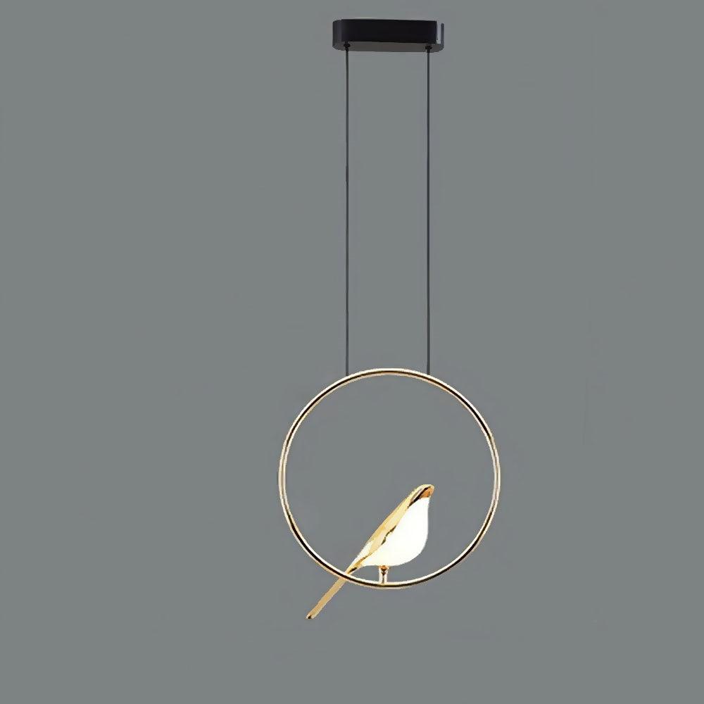 Lámpara colgante SkyLight con anillos de pájaros – Diseño único y alegre