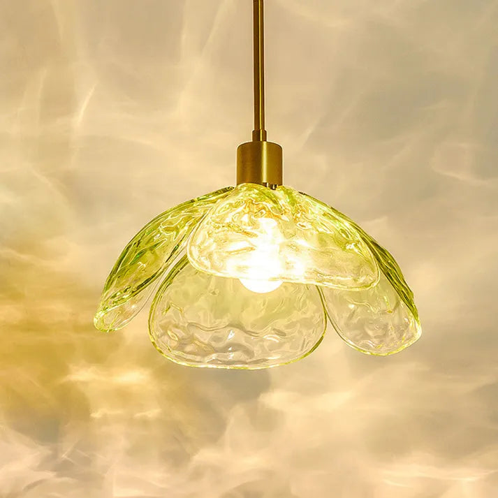 Creative Pendant Light with Flower Design