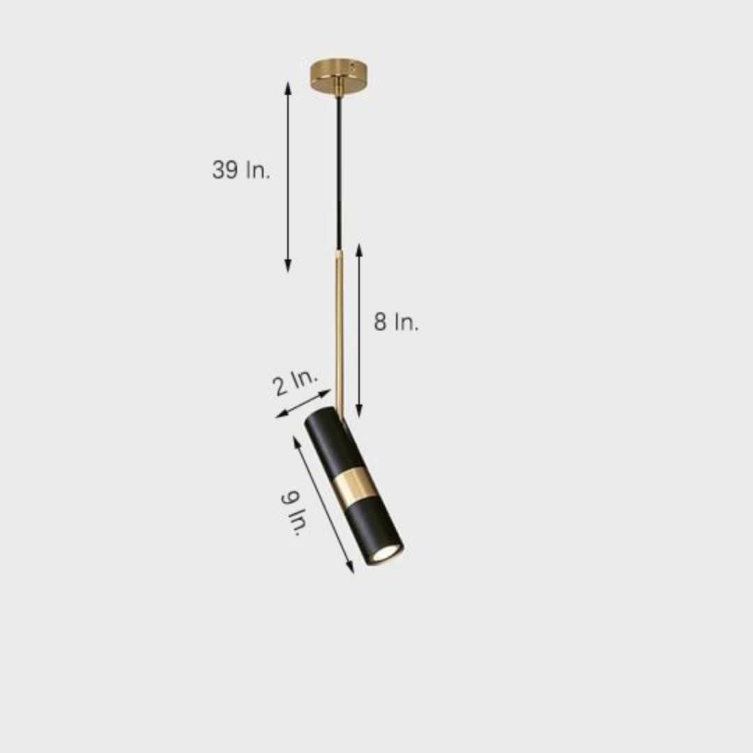 Suspension avec projecteur